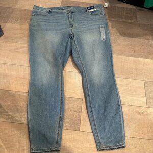 OLD NAVY WOMENS WOW SUPER SKINNY HIGH RISE JEANS SIZE 22 NEW